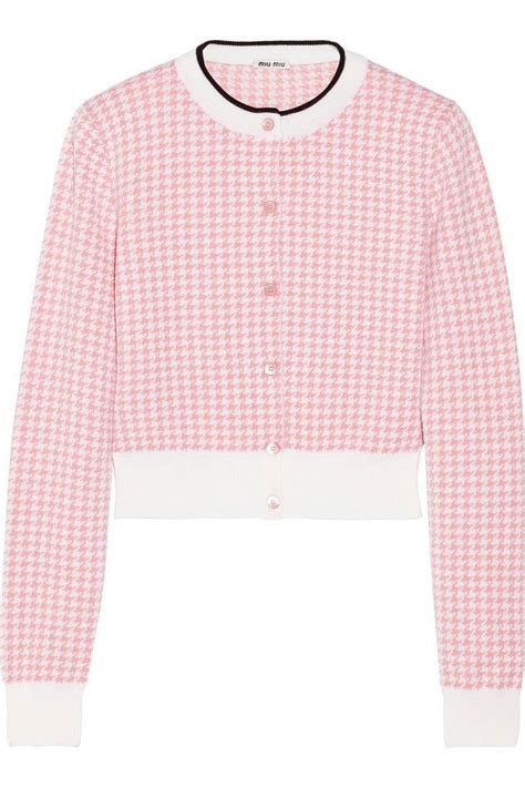 burberry pink cardigan|houndstooth cardigans for women.